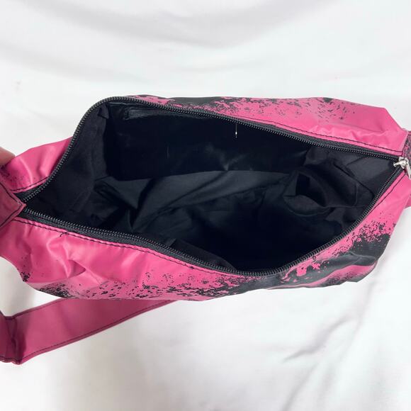 Vans Crossbody Messenger Bag Single Shoulder Strap Pink Black Zipper New w/ Tags - Picture 5 of 8